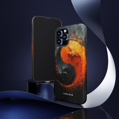 Geschmolzenes Yin-Yang iPhone 13 Pro Max Case - Tough