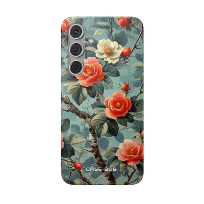 Coral Bloom Samsung S24 Plus Case - Soft