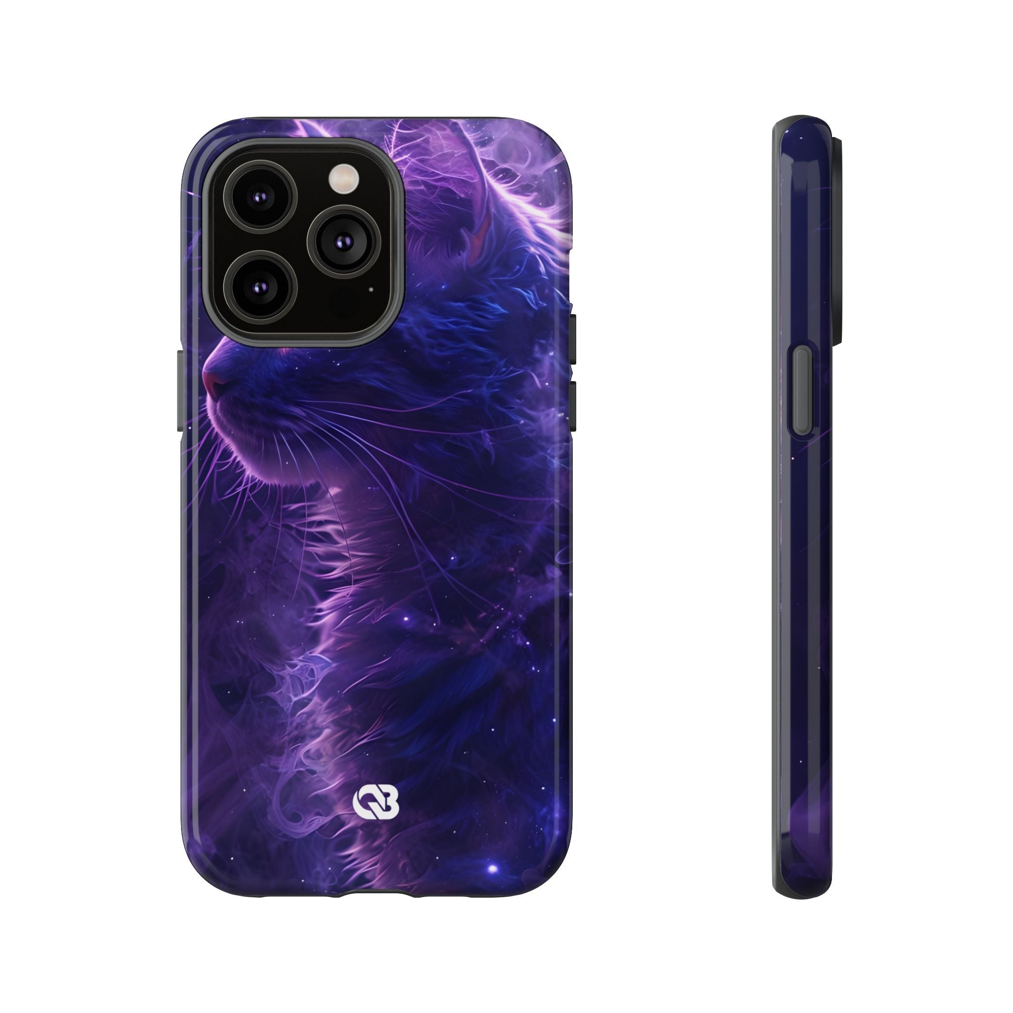 Purple Void Feline · Tough Custodia per iPhone