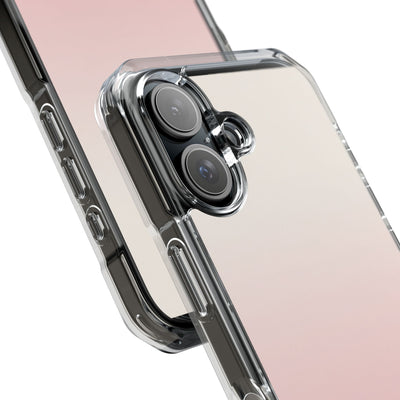 Blush Horizon · Clear Impact Magnetic Phone Case for iPhone ·  Pink