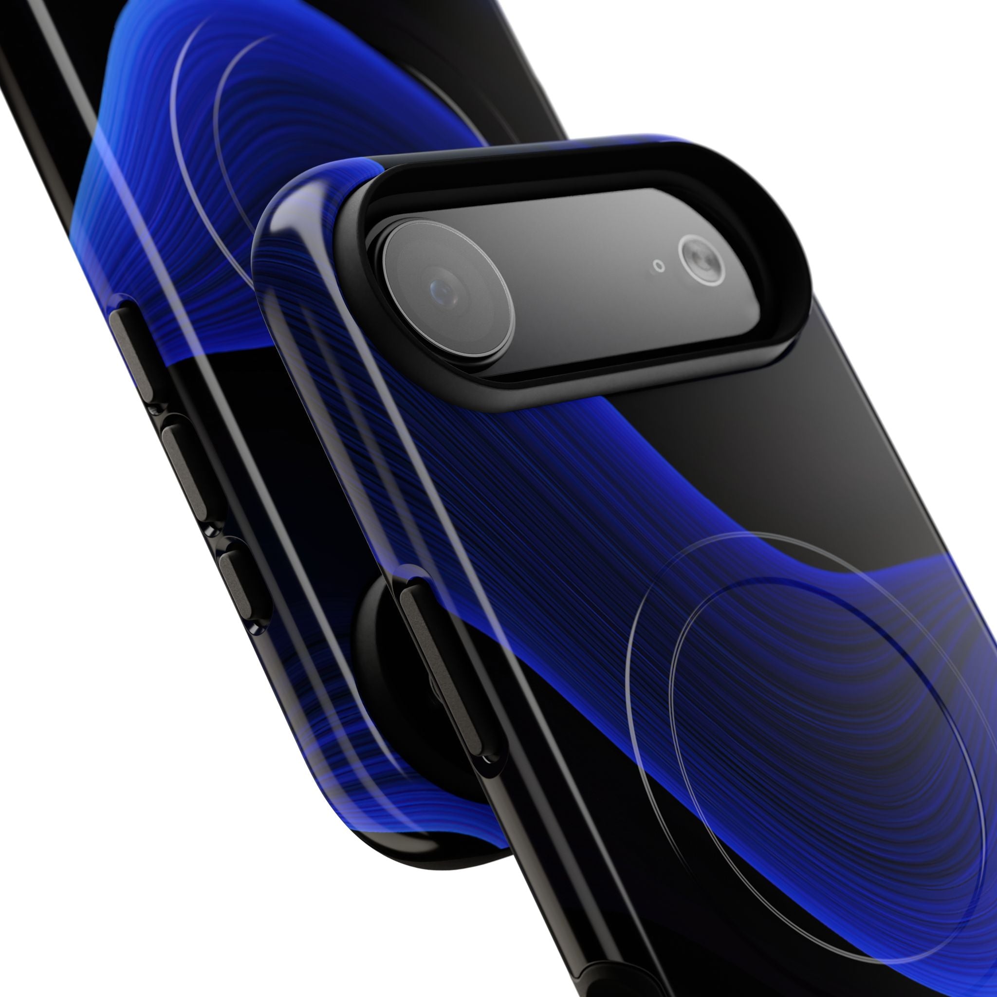 Blue Tough 2.0 Magsafe Phone Case for iPhone - Electric Cobalt Flow
