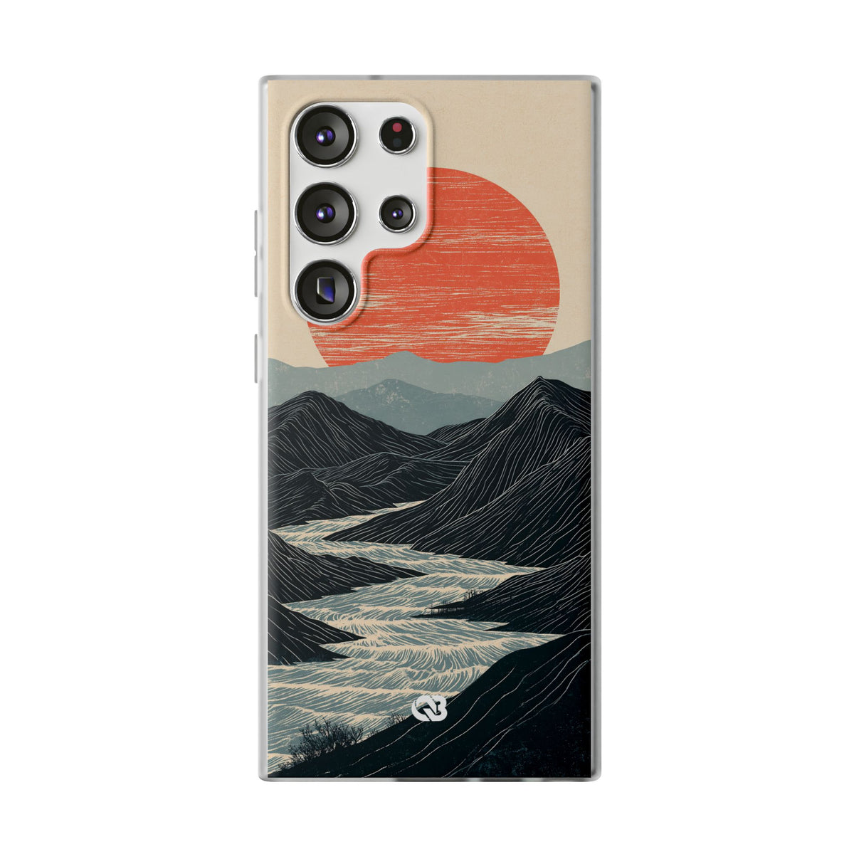 Crimson Ridge Horizon · Lite Phone Case for Samsung · Black