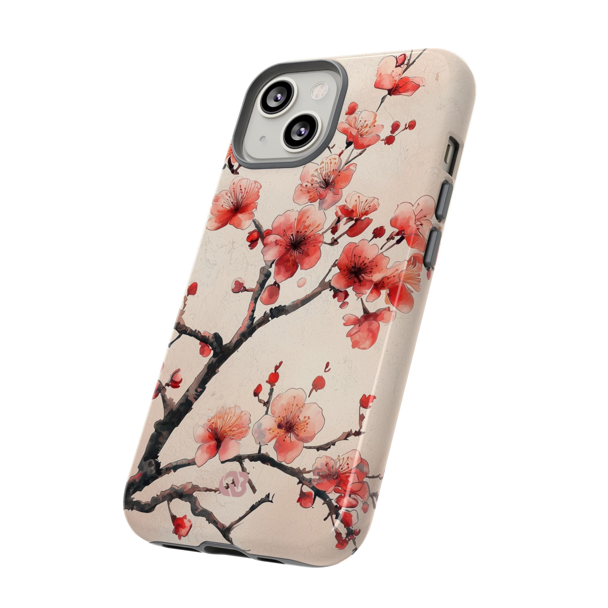 Crimson Silk Flora · Tough Handyhülle für iPhone