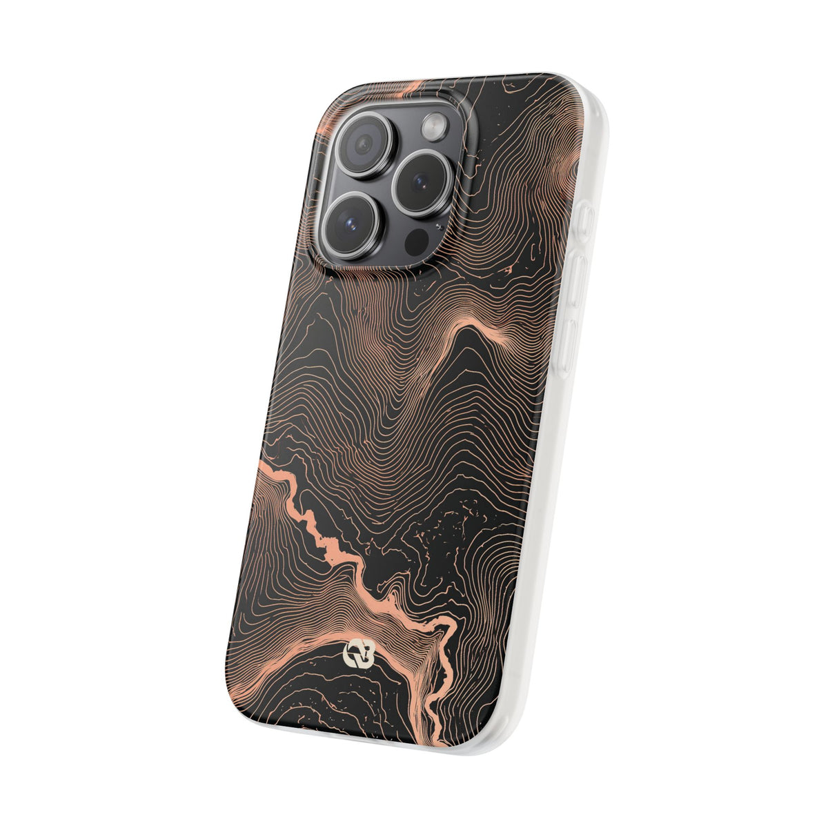 Mesa Elevation Contour · Lite Phone Case for iPhone ·  Black