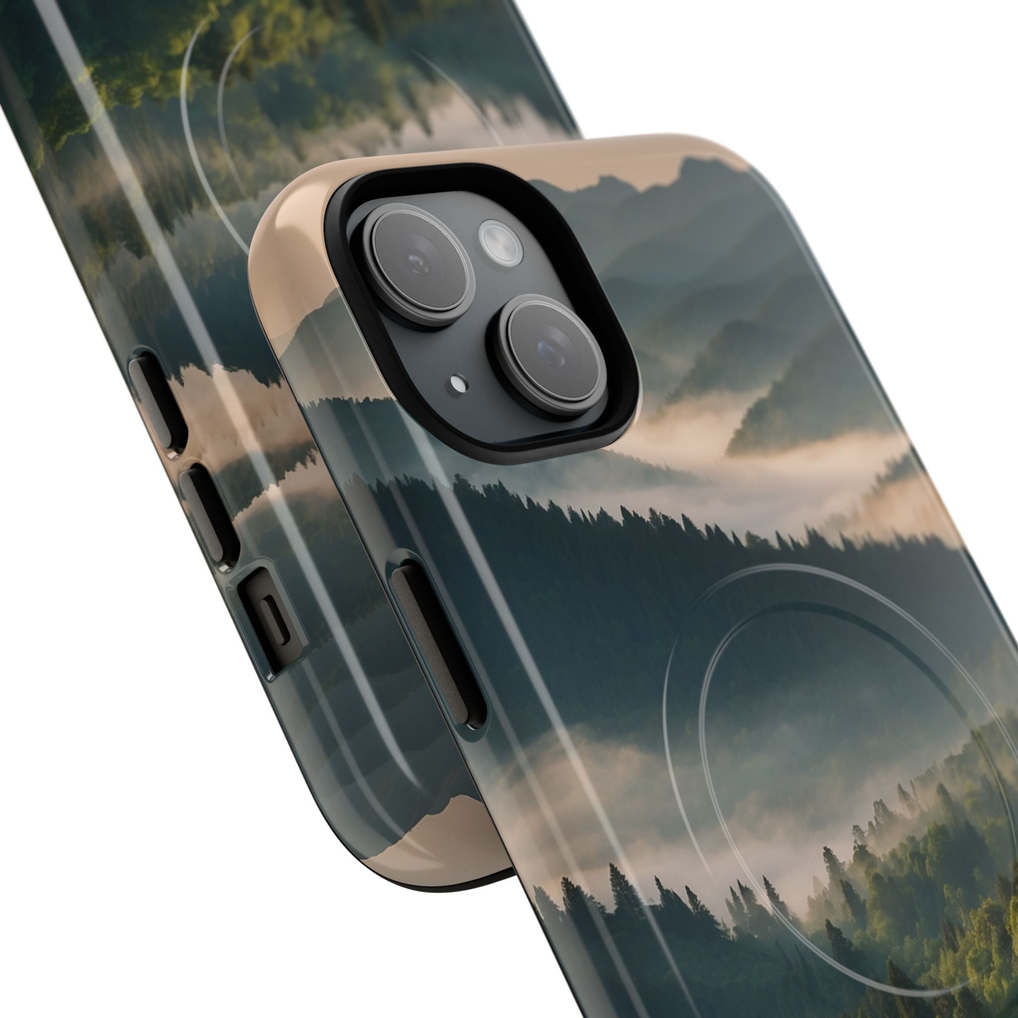 Foggy Mountain Ridge · Tough+ Hoesje voor iPhone · Magsafe