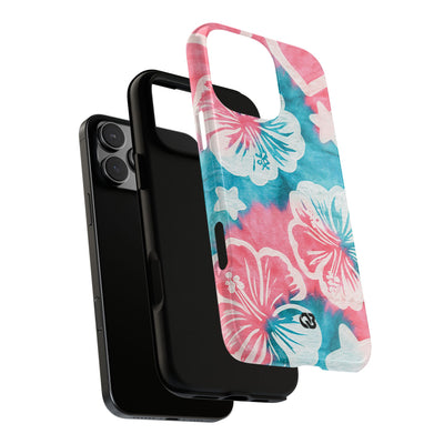 Tropical Hibiscus Bloom · Tough Phone Case for iPhone · Teal