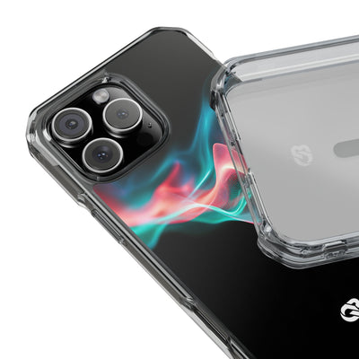 Digital Frequency · Clear Impact Magnetic Phone Case for iPhone · Black