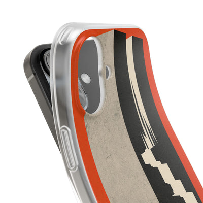 Orange Lite Phone Case for iPhone - Orange Monolith Rift