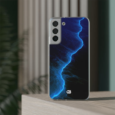 Electric Azure Drift · Lite Phone Case for Samsung · Blue
