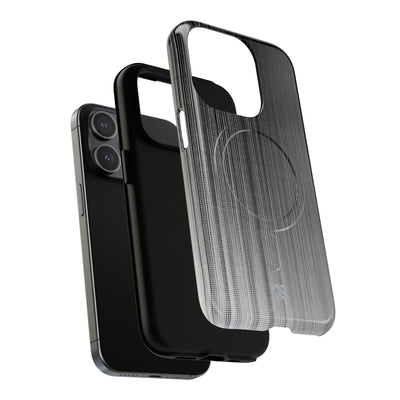 Grey Tough 2.0 Magsafe Phone Case for iPhone - Static Vertical Dither
