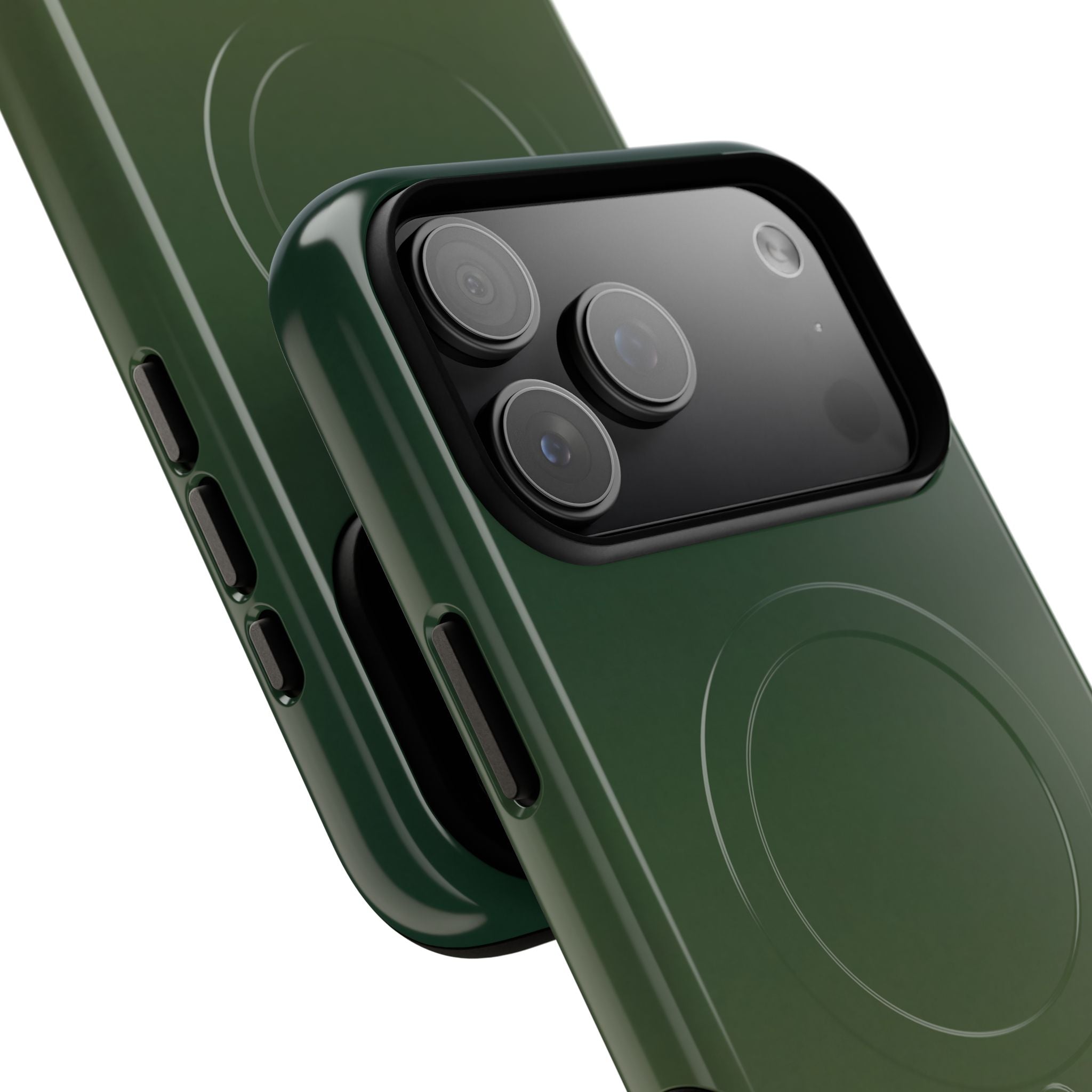 Green Tough 2.0 Magsafe Phone Case for iPhone - Shadow Moss Grain