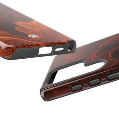 Amber Filament · Tough Phone Case for Samsung · Orange