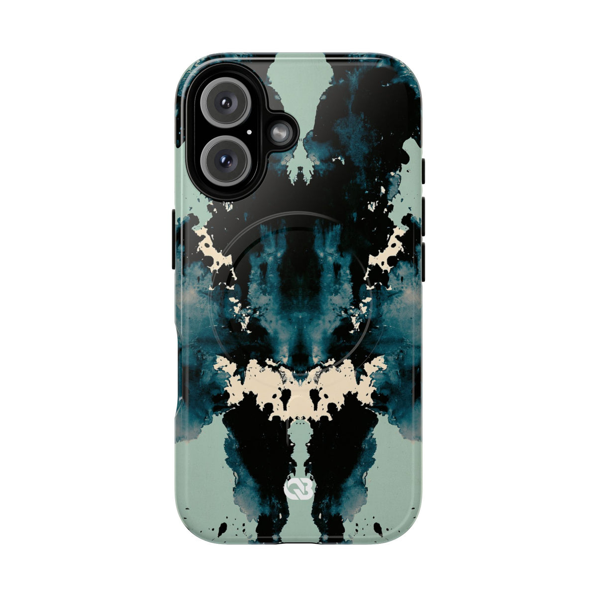 Rorschach Ink Void · Tough 2.0 Magnetic Phone Case for iPhone · Black