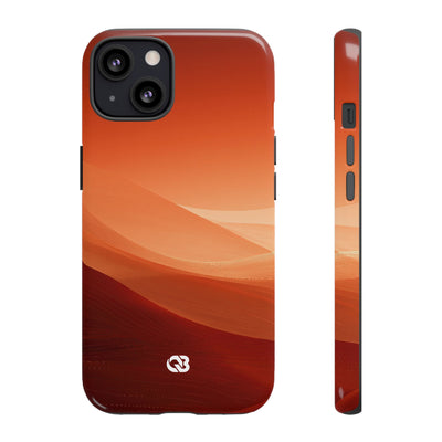 Terracotta Dune Ridges · Tough Phone Case for iPhone · Orange