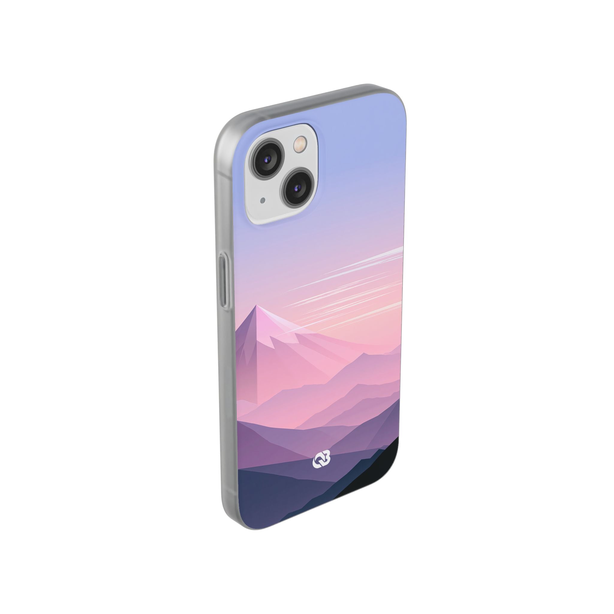 Purple Lite Phone Case for iPhone - Lavender Alpine Dawn