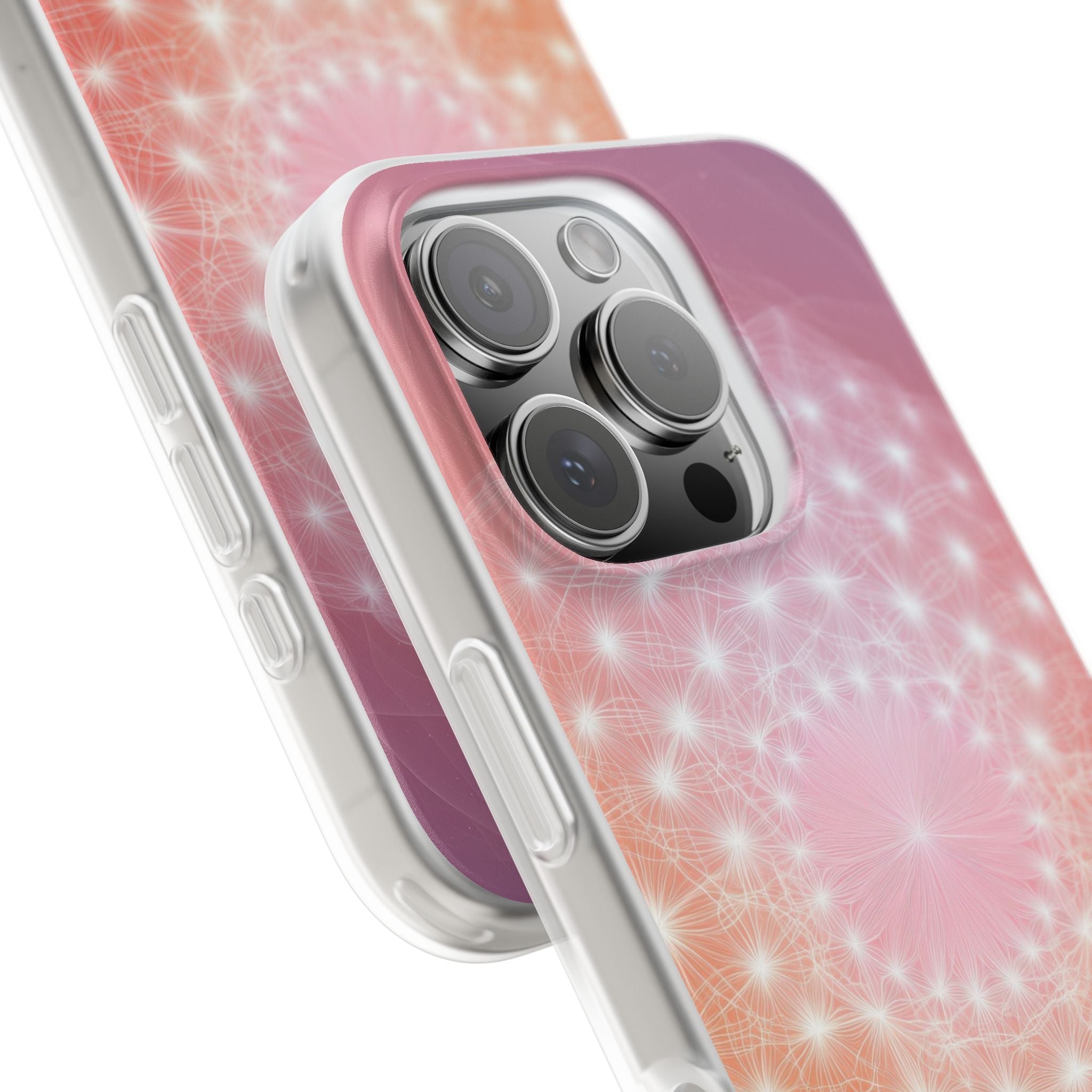 Radiant Stardust Mandala · Soft Phone Case for iPhone