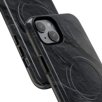 Black Tough 2.0 Magsafe Phone Case for iPhone - Midnight Slate Ridge