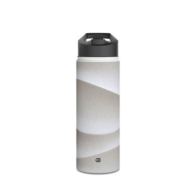 Sculpted Dune Relief · Insulated Water Bottle · White