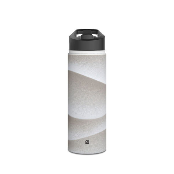 Sculpted Dune Relief · Insulated Water Bottle · White