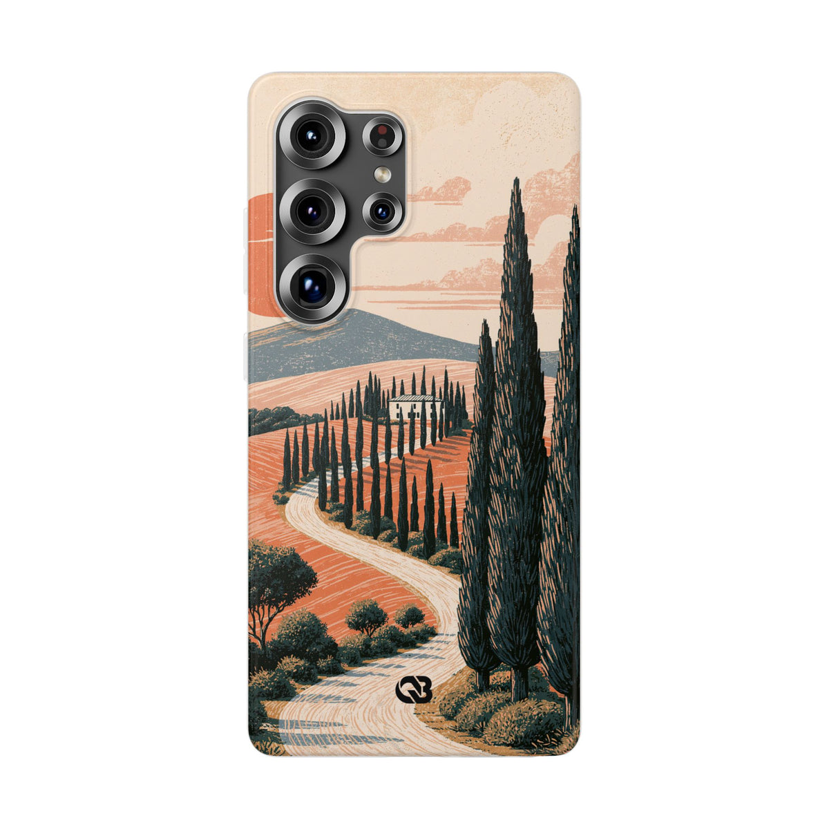Tuscan Cypress Horizon · Lite Phone Case for Samsung · Orange