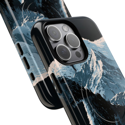 Nordic Arctic Bear · Tough 2.0 Magnetic Phone Case for iPhone · Black