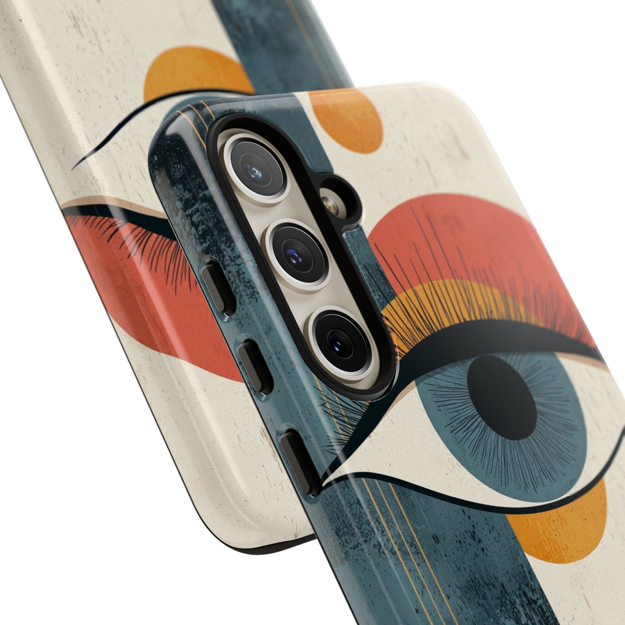 Distressed Azure Ocular · Tough Handyhülle für Samsung