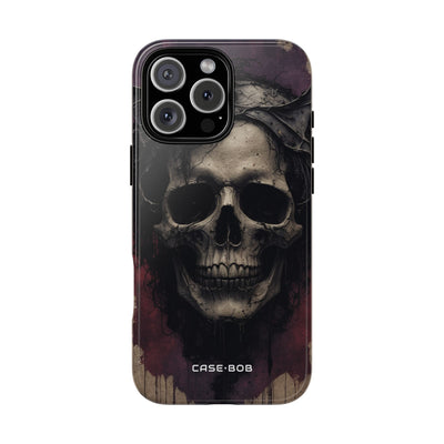 Gothic Skull Crown iPhone 16 Pro Max Case - Tough