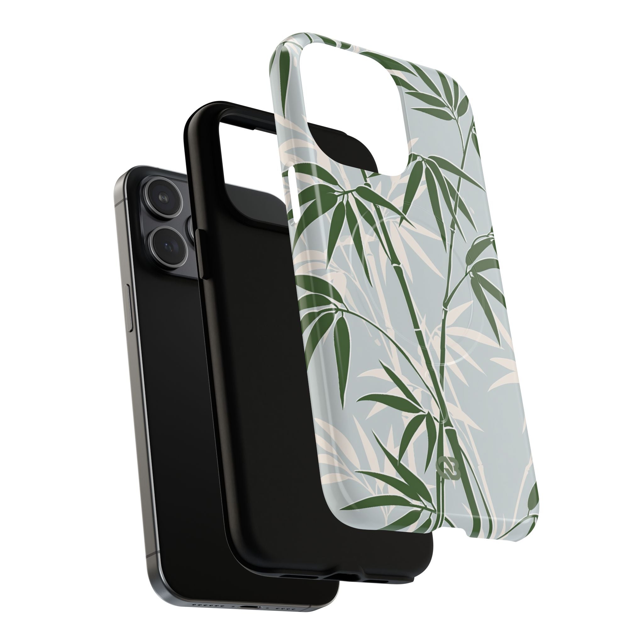 Green Tough 2.0 Magsafe Phone Case for iPhone - Kyoto Bamboo Canopy