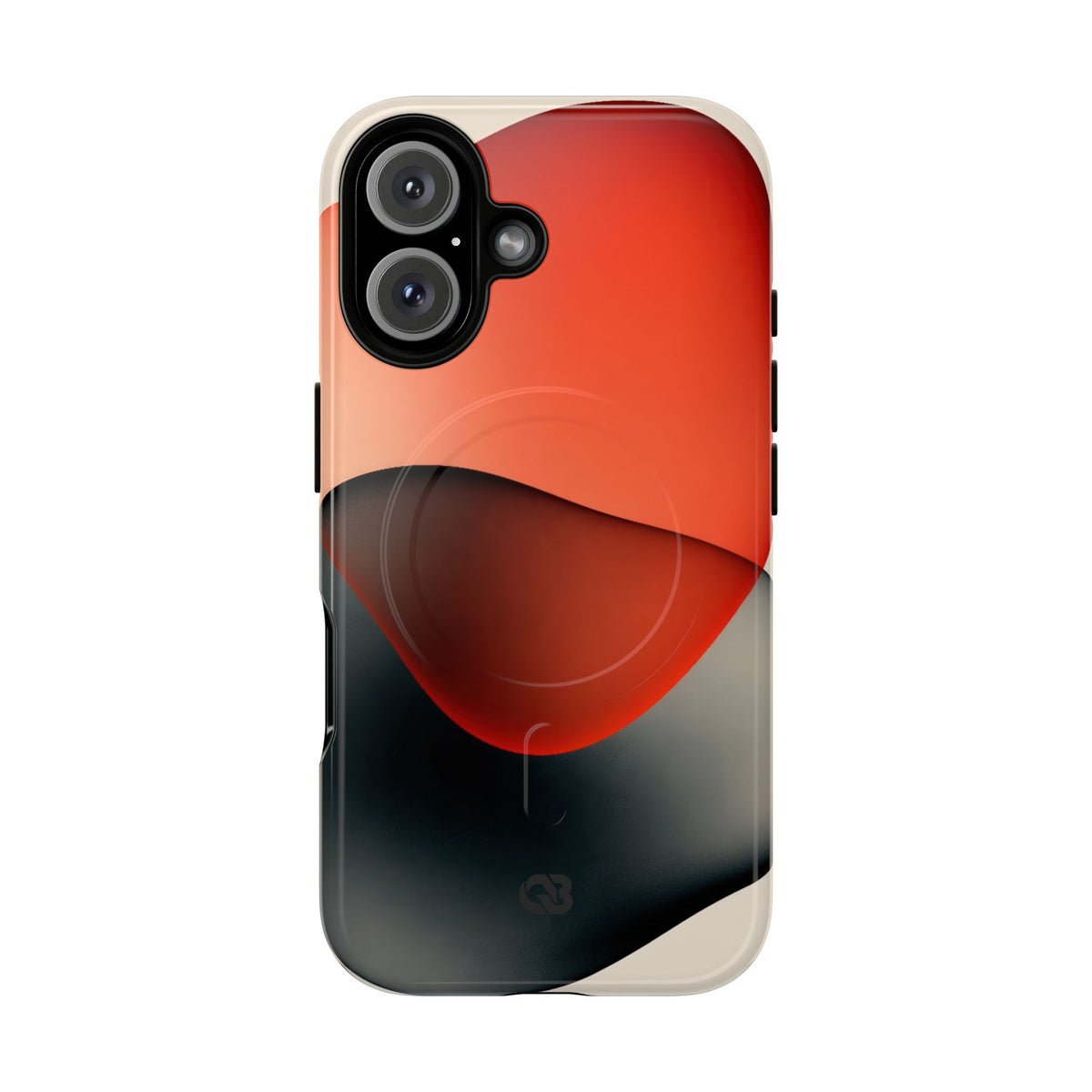 Translucent Crimson Form · Tough 2.0 Magnetic Phone Case for iPhone · Red