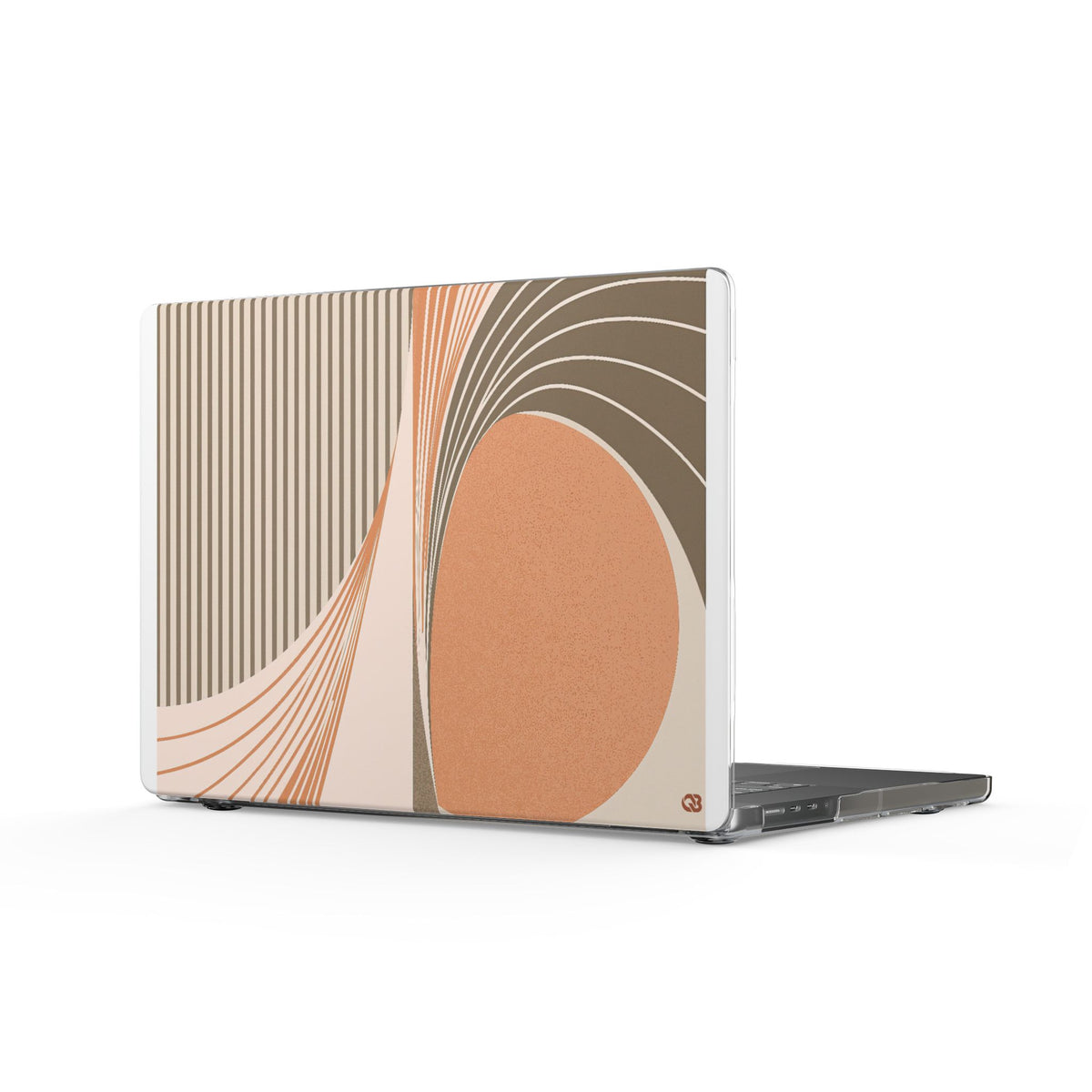 Terracotta Meridian · Clear Hard Case for MacBook · Orange