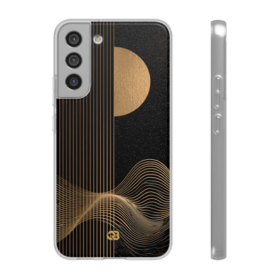 Lunar Topo Horizon · Lite Phone Case for Samsung · Black