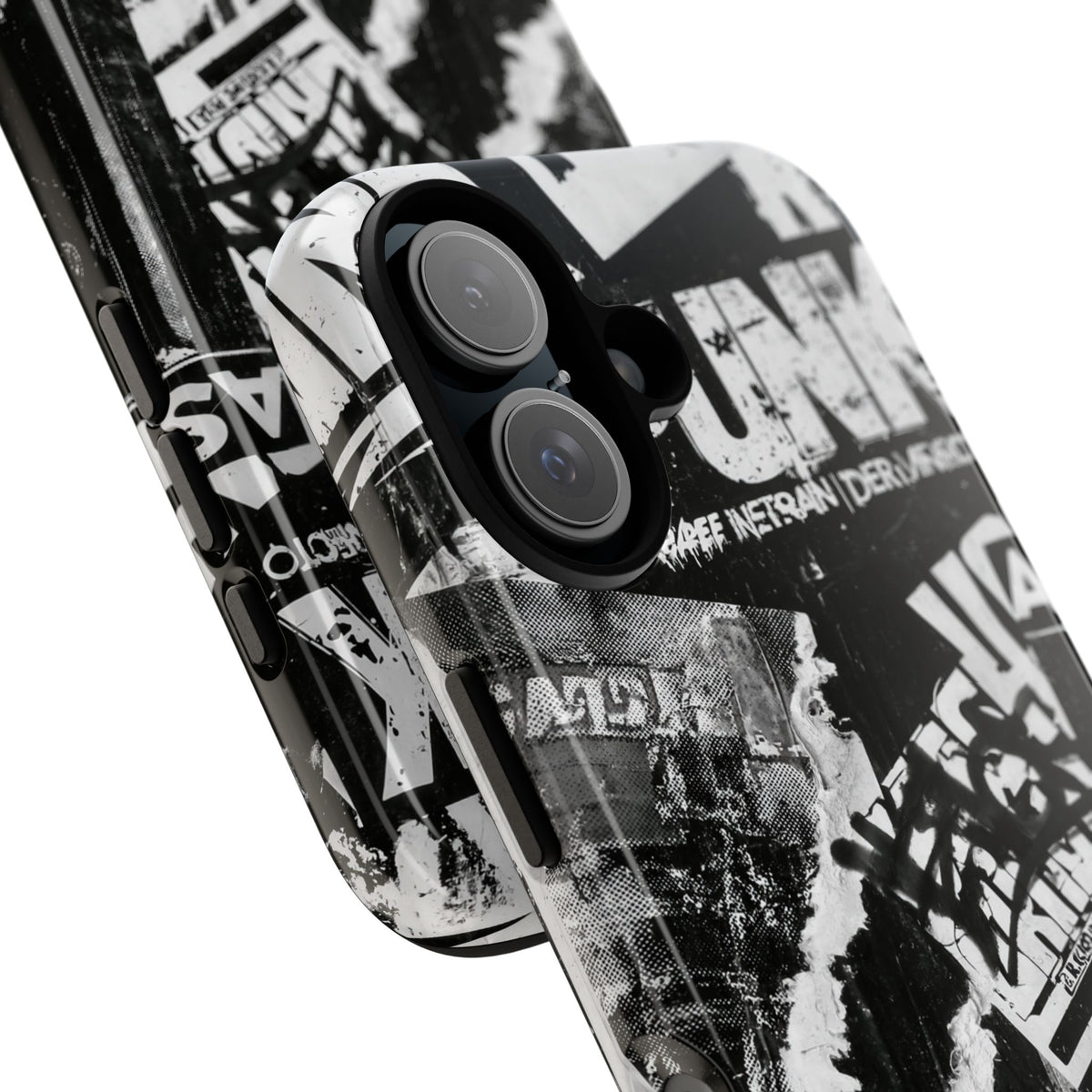 Underground Punk Collage · Tough Phone Case for iPhone · Black