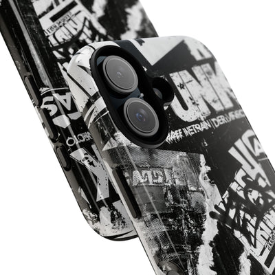 Underground Punk Collage · Tough Phone Case for iPhone · Black