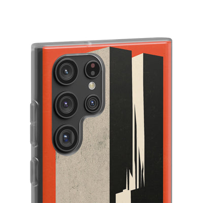 Orange Lite Phone Case for Samsung - Orange Monolith Rift
