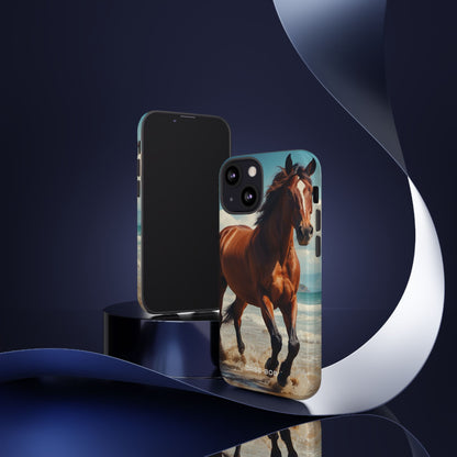 Blazing Horse iPhone 13 Mini Case - Tough