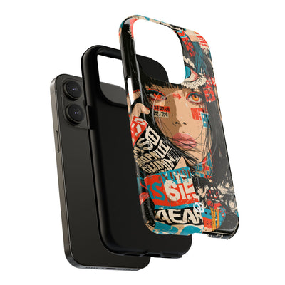Shibuya Street Collage · Tough 2.0 Magnetic Phone Case for iPhone · Red