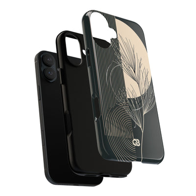 Black Tough 2.0 Magsafe Phone Case for iPhone - Obsidian Sand Willow