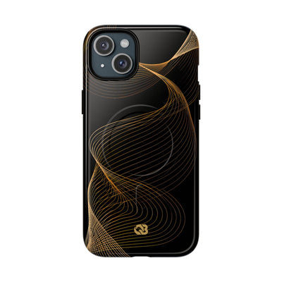 Gold Tough 2.0 Magsafe Phone Case for iPhone - Burnished Bronze Helix