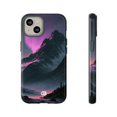 Arctic Aurora Summit · Tough Phone Case for iPhone · Black