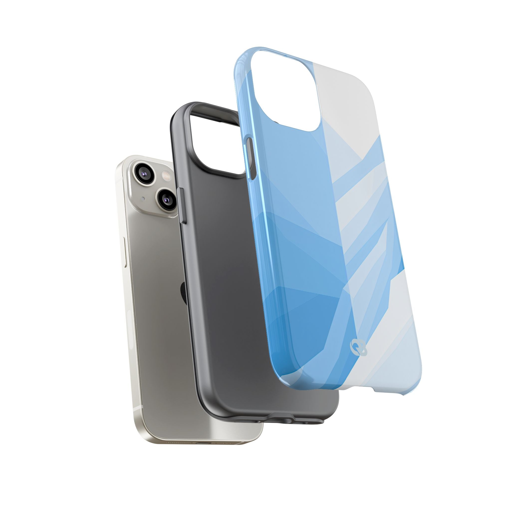 Blue Tough Phone Case for iPhone - Arctic Glacial Ridge