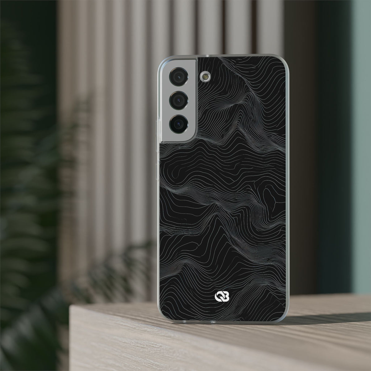 Obsidian Contour Elevation · Lite Phone Case for Samsung · Black
