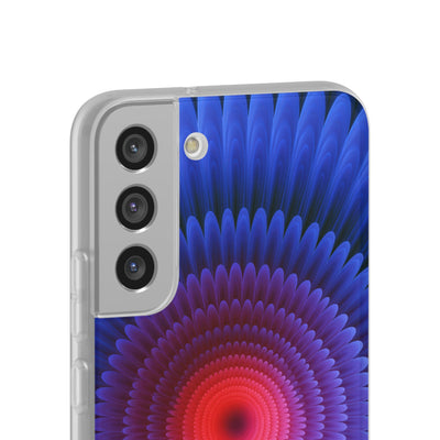 Radial Spectrum Bloom · Lite Phone Case for Samsung · Blue