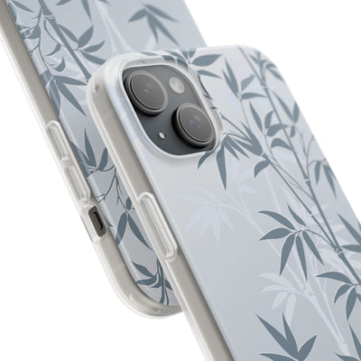Blue Lite Phone Case for iPhone - Slate Bamboo Shadow