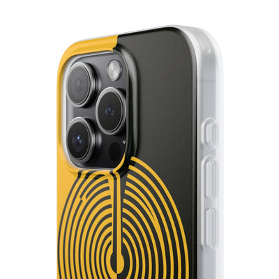Yellow Lite Phone Case for iPhone - Voltage Sector Pulse