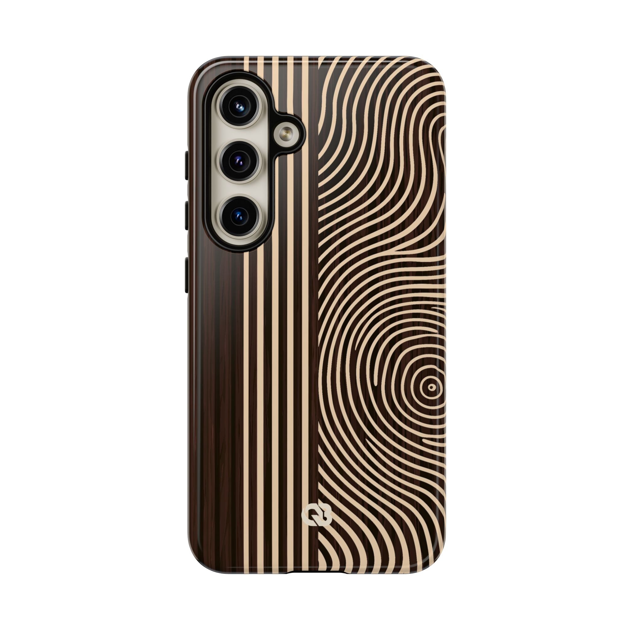 Brown Tough Phone Case for Samsung - Espresso Sand Ridge