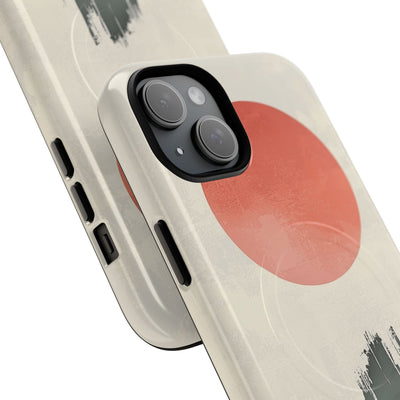 Crimson Sun Strokes · Tough+ Phone Case for iPhone · Magsafe