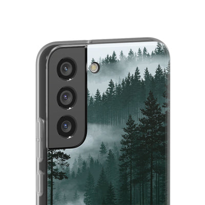 Green Lite Phone Case for Samsung - Misty Evergreen Mirror