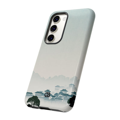 Blue Tough Phone Case for Samsung - Mist Valley Pagoda