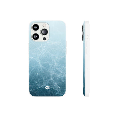 Linear Lattice · Lite Phone Case for iPhone ·  Blue