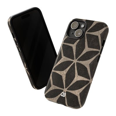 Concrete Mosaic Star · Tough Phone Case for iPhone · Black